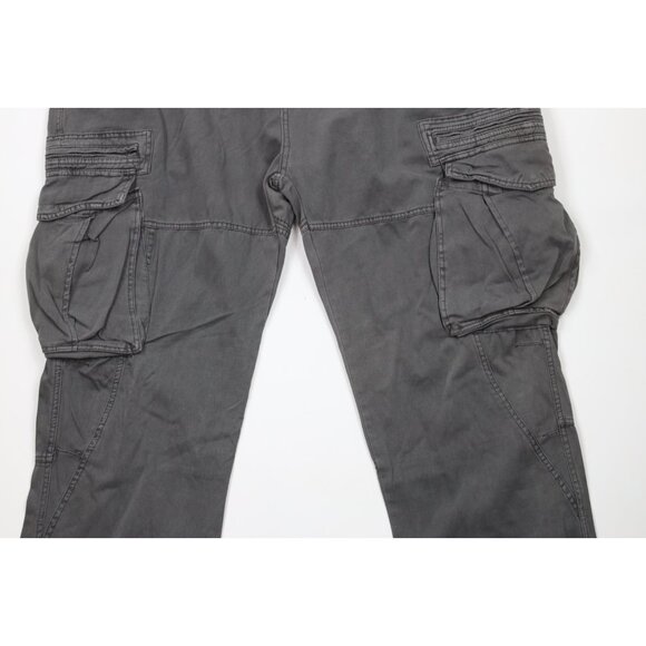 Deadstock Vtg 90s Marithe Francois Girbaud Mens 44x32 Baggy Strap Cargo Pants - Picture 3 of 16